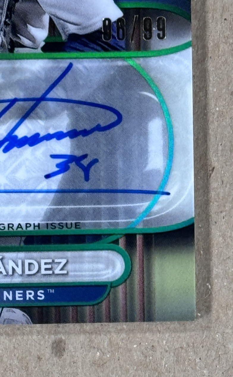 2024 Topps Tribute Felix Hernandez Auto /99 #TA-FHE Seattle Mariners Mint