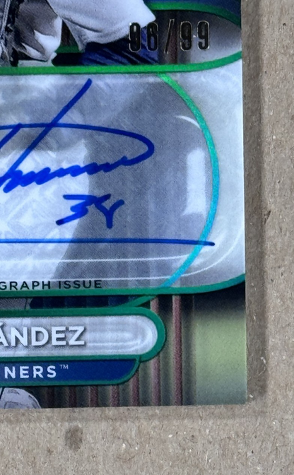 2024 Topps Tribute Felix Hernandez Auto /99 #TA-FHE Seattle Mariners Mint