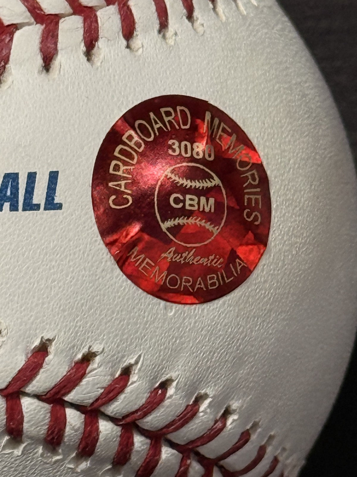 Josh Hamilton Signed Official Baseball MLB Holo COA Texas Rangers MVP