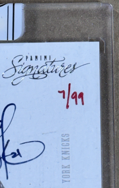 2013 Panini Signatures Iman Shumpert Auto /99 #20 New York Knicks Mint Encased