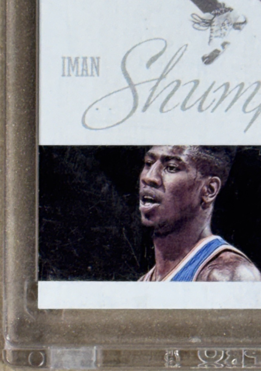 2013 Panini Signatures Iman Shumpert Auto /99 #20 New York Knicks Mint Encased