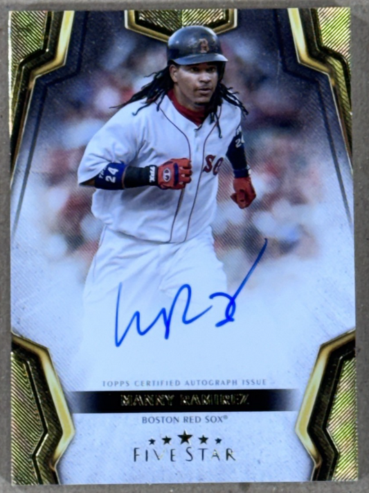 2024 Topps MLB Five Star Manny Ramirez Auto #FSA-MRA Mint Red Sox