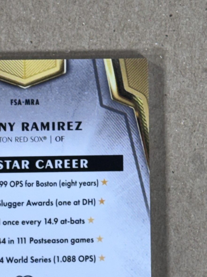 2024 Topps MLB Five Star Manny Ramirez Auto #FSA-MRA Mint Red Sox