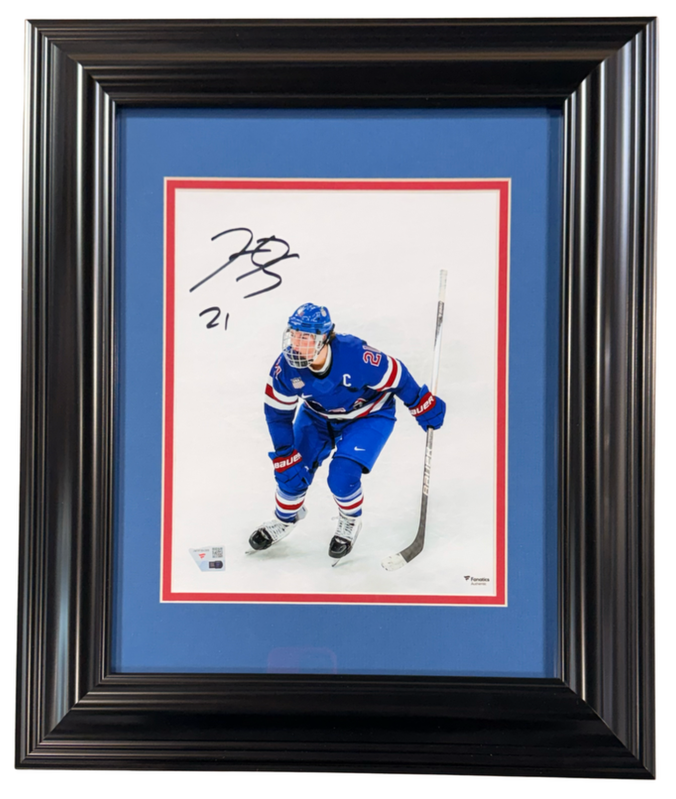 Hilary Knight Signed 8x10 Framed Usa Gold Goal Celebration Auto Fanatics Coa