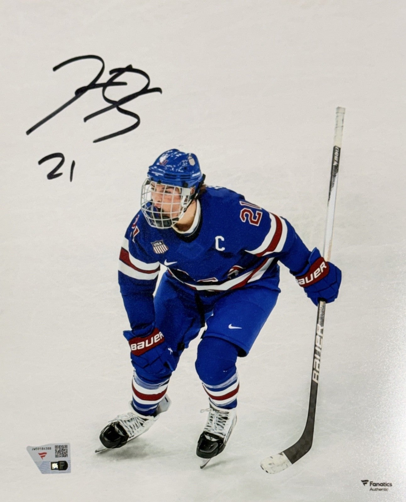 Hilary Knight Signed 8x10 Framed Usa Gold Goal Celebration Auto Fanatics Coa