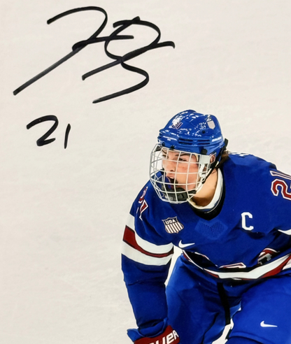 Hilary Knight Signed 8x10 Framed Usa Gold Goal Celebration Auto Fanatics Coa