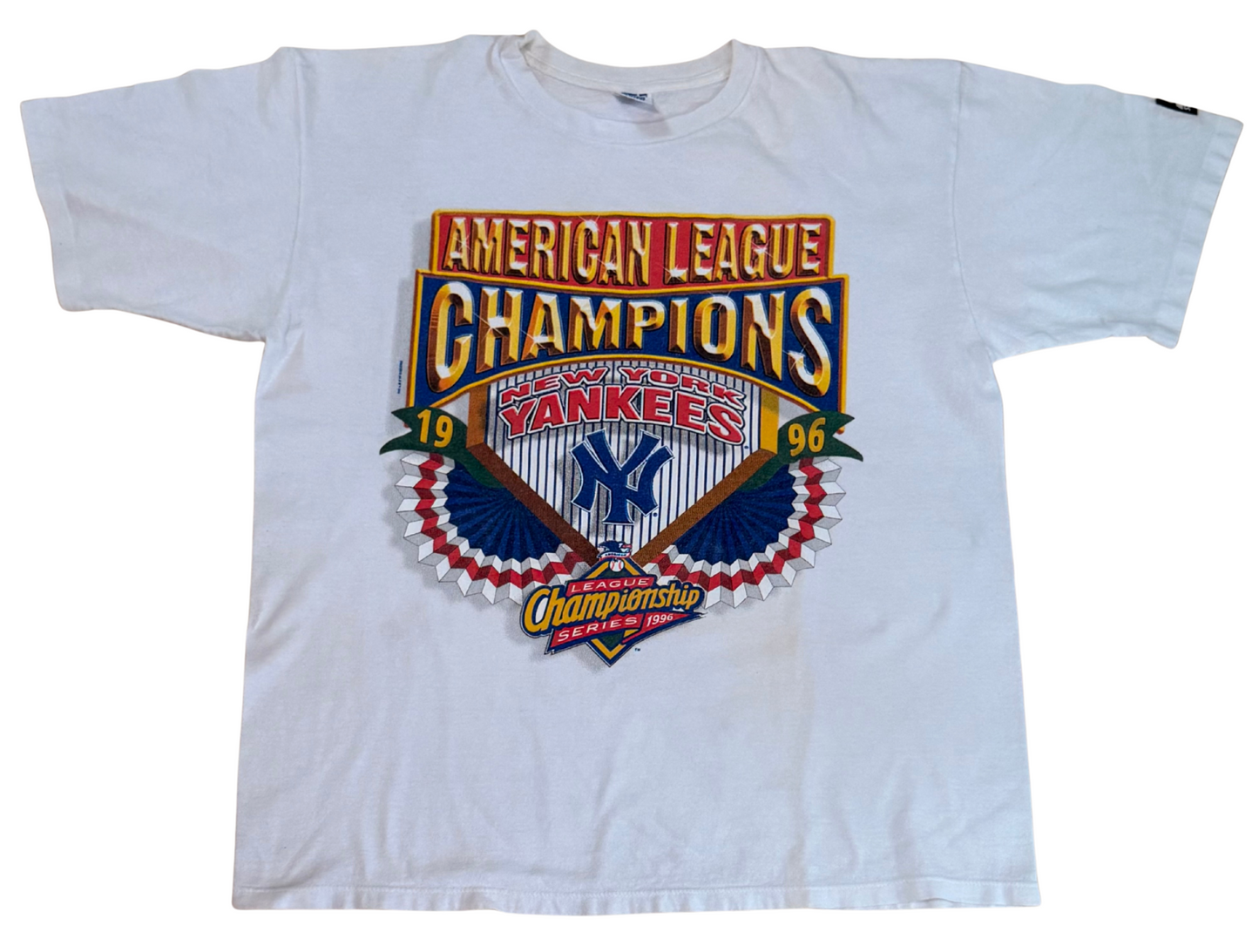 Vintage 1996 New York Yankees American League Champions Jeter Starter T-Shirt L