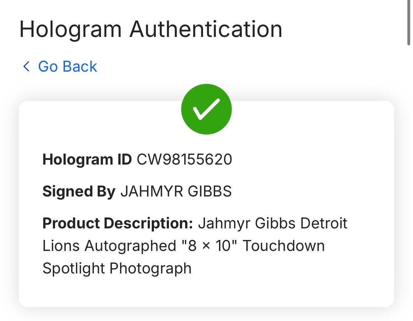 Jahmyr Gibbs Signed 8x10 Spotlight Photo Framed Detroit Lions Auto Fanatics COA
