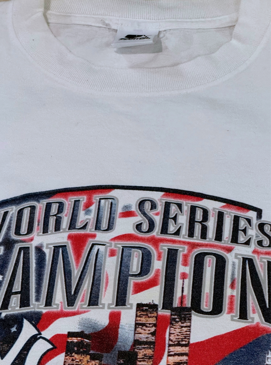 Vintage 1998 New York Yankees World Series Champions Official Clubhouse Shirt XL