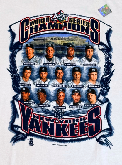 Vintage Starter New York Yankees 1998 World Series Champions T-Shirt Youth XL