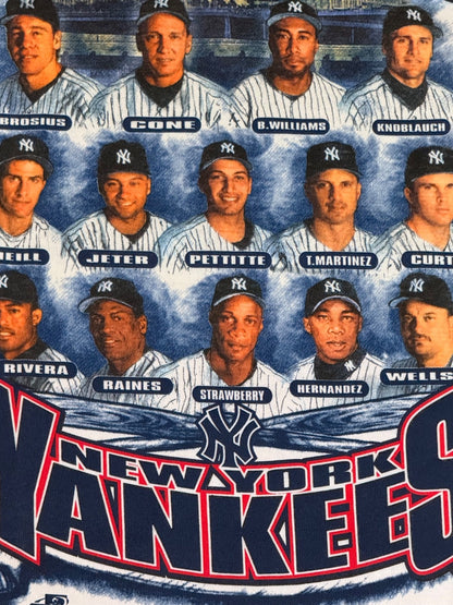 Vintage Starter New York Yankees 1998 World Series Champions T-Shirt Youth XL