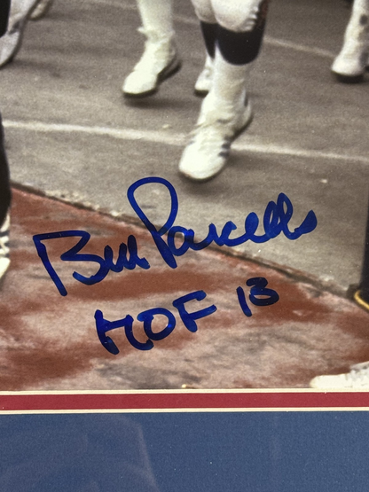 1986 NY Giants Signed 16x20 Framed Photo LT Simms Parcells LE 50/50 Auto BAS COA