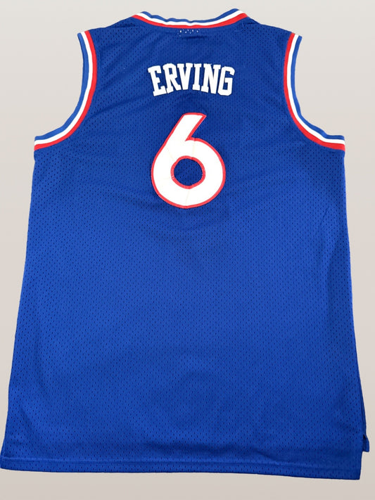 Adidas Julius Erving Philadelphia 76ers #6 Hardwood Classics Jersey XXL Length+2