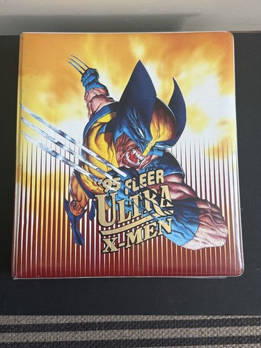 Fleer Ultra X-Men Wolverine 3-Ring Binder 1995 Trading Card Rare