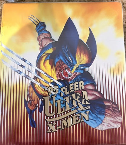 Fleer Ultra X-Men Wolverine 3-Ring Binder 1995 Trading Card Rare