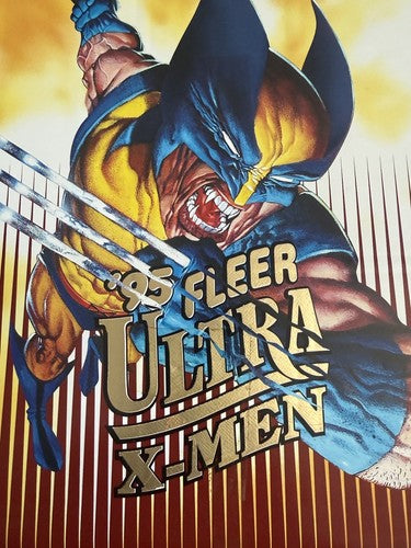 Fleer Ultra X-Men Wolverine 3-Ring Binder 1995 Trading Card Rare