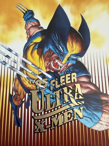 Fleer Ultra X-Men Wolverine 3-Ring Binder 1995 Trading Card Rare