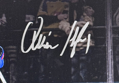 Quinn Hughes Signed 16x20 OT Goal Photo Framed Team USA Auto Fanatics COA