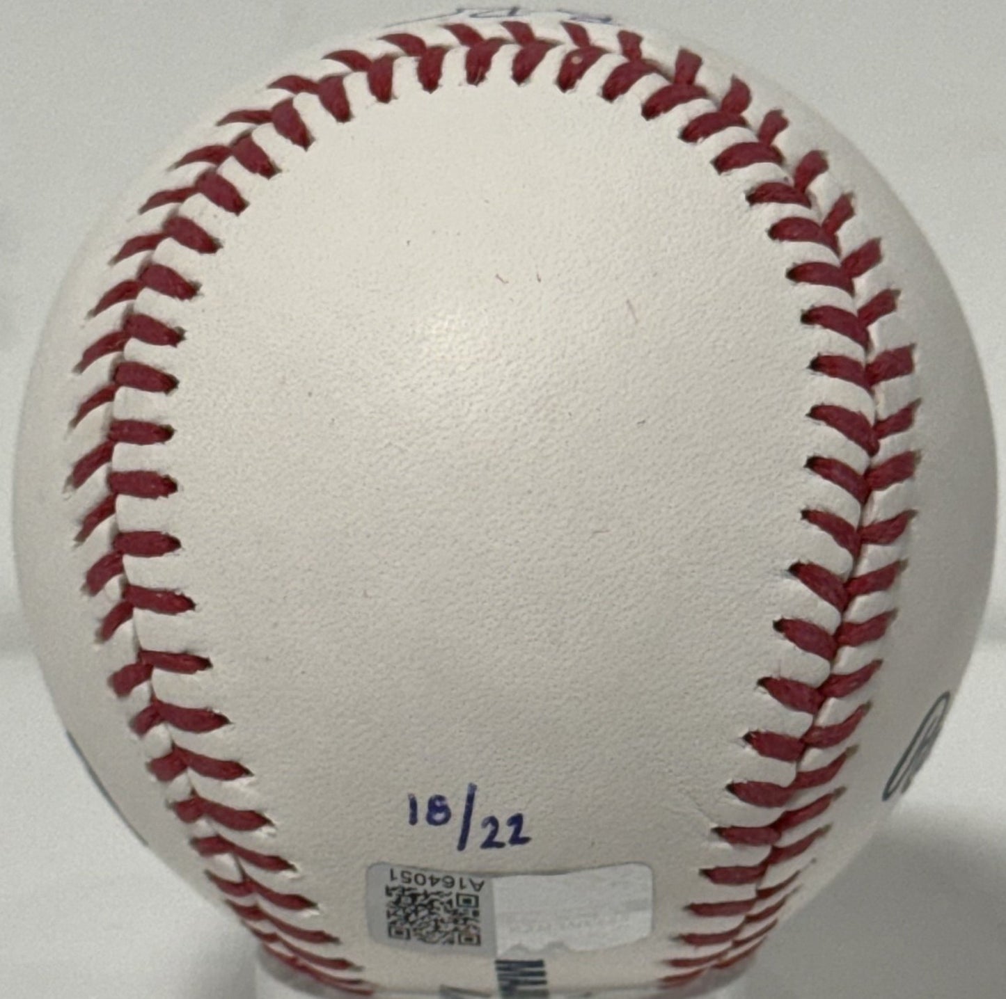 Ben Rice Signed Official Baseball Yankees MLB Debut 1st Hit Auto /22 Steiner COA