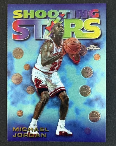 MICHAEL JORDAN 1997-98 TOPPS CHROME #6 SEASON'S BEST SHOOTING STARS BULLS Mint