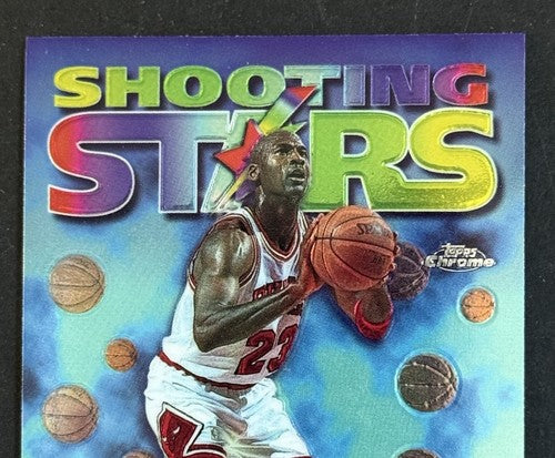 MICHAEL JORDAN 1997-98 TOPPS CHROME #6 SEASON'S BEST SHOOTING STARS BULLS Mint
