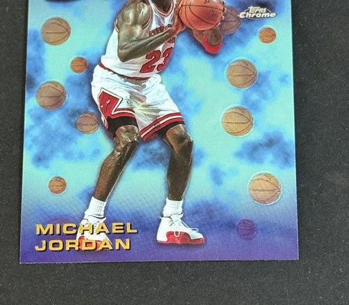 MICHAEL JORDAN 1997-98 TOPPS CHROME #6 SEASON'S BEST SHOOTING STARS BULLS Mint