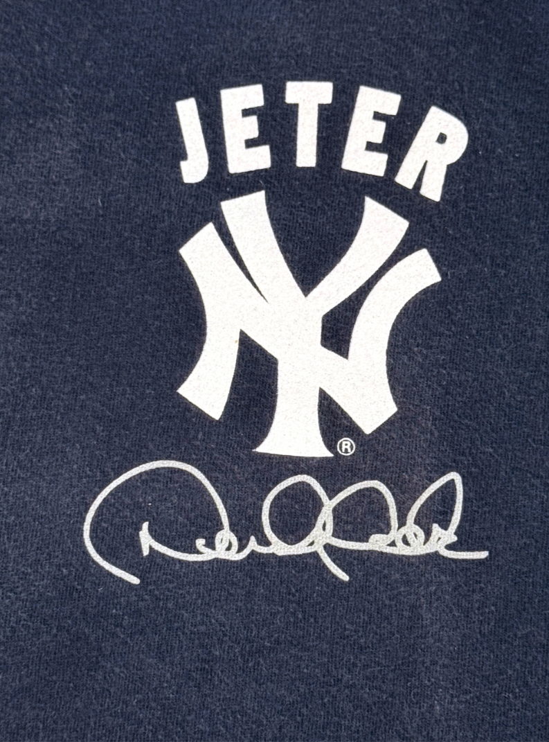 Vintage Derek Jeter #2 New York Yankees T-Shirt XL MLB Original 1998