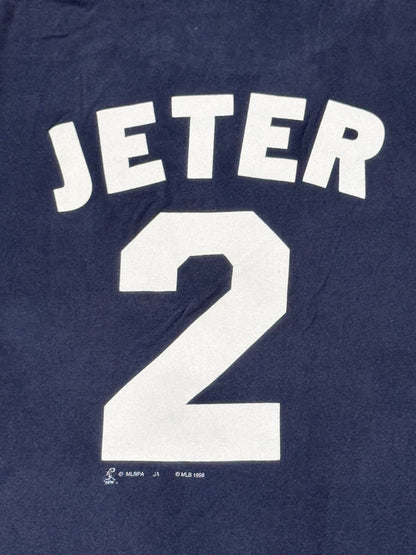 Vintage Derek Jeter #2 New York Yankees T-Shirt XL MLB Original 1998