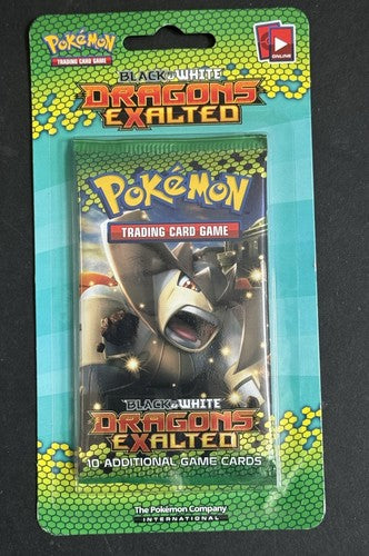 Pokémon Dragons Exalted Vintage Blister Sealed Pack Black & White Mint Pokemon