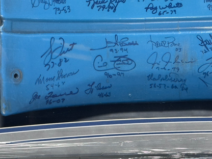 NY Yankee Legends Signed Yankee Stadium Seat Back Framed Shadowbox 39 Auto COA