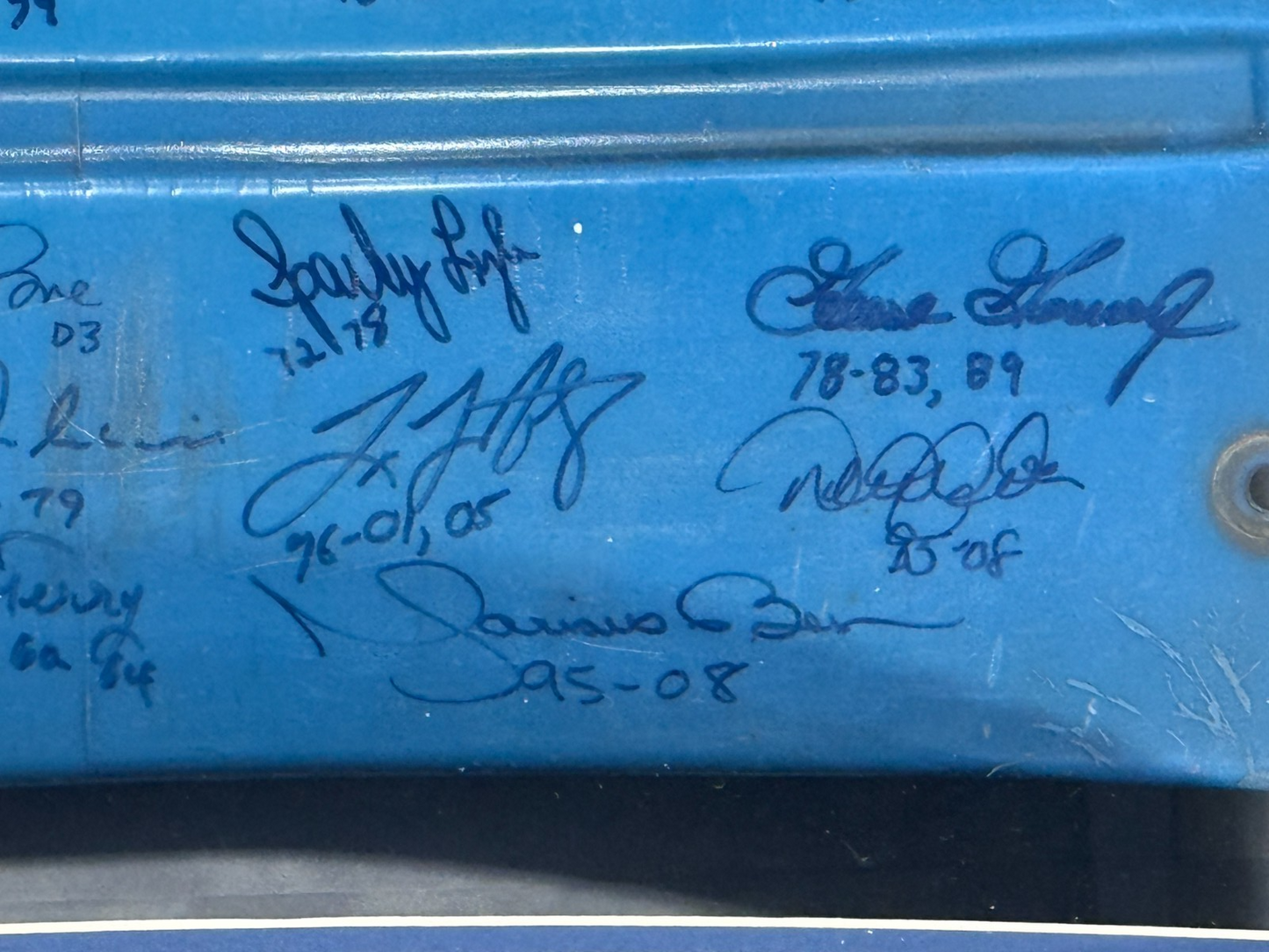 NY Yankee Legends Signed Yankee Stadium Seat Back Framed Shadowbox 39 Auto COA