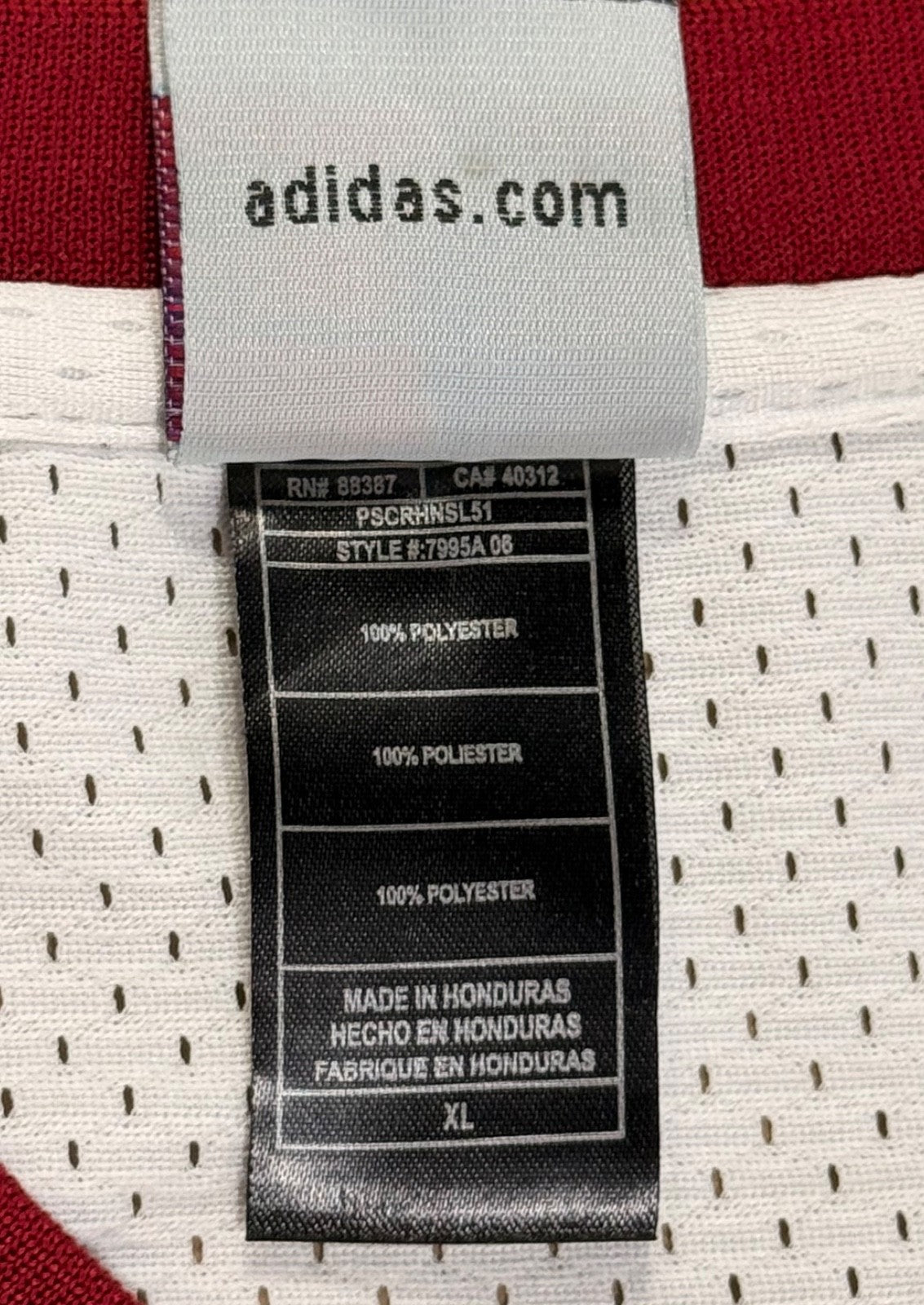 Adidas Allen Iverson Philadelphia 76ers #3 White Jersey Size XL Length +2