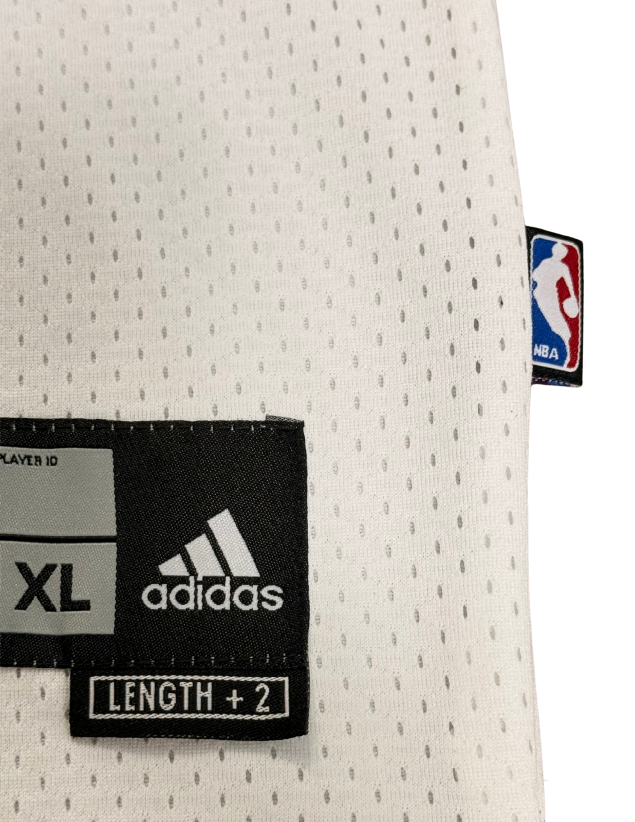 Adidas Allen Iverson Philadelphia 76ers #3 White Jersey Size XL Length +2