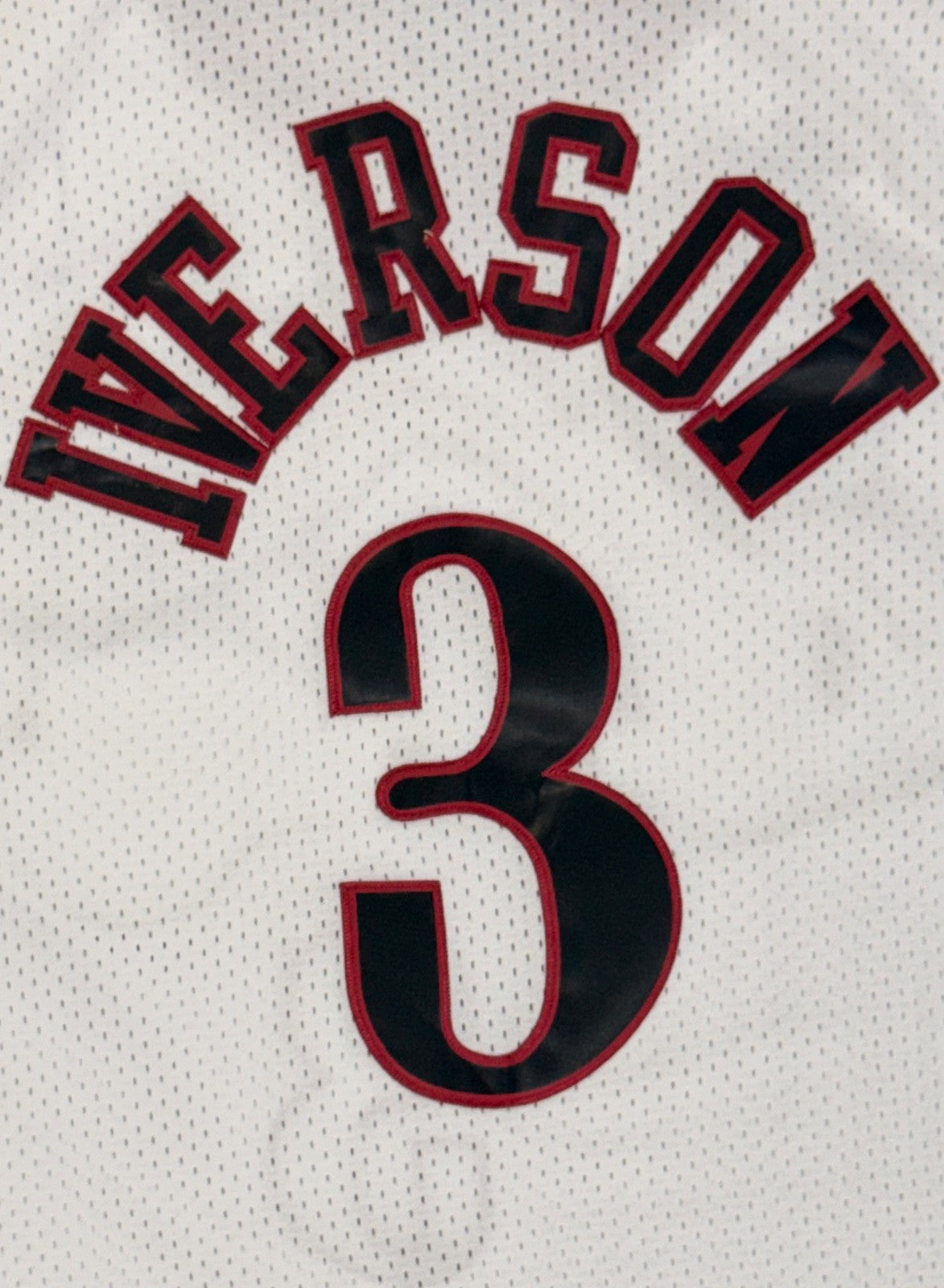 Adidas Allen Iverson Philadelphia 76ers #3 White Jersey Size XL Length +2