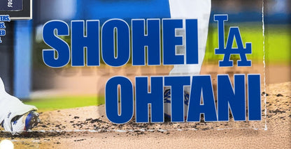 Shohei Ohtani Dodgers 2025 Nlcs Mvp 10ks 3HR Game 4 Ticket Framed 3D Shadowbox