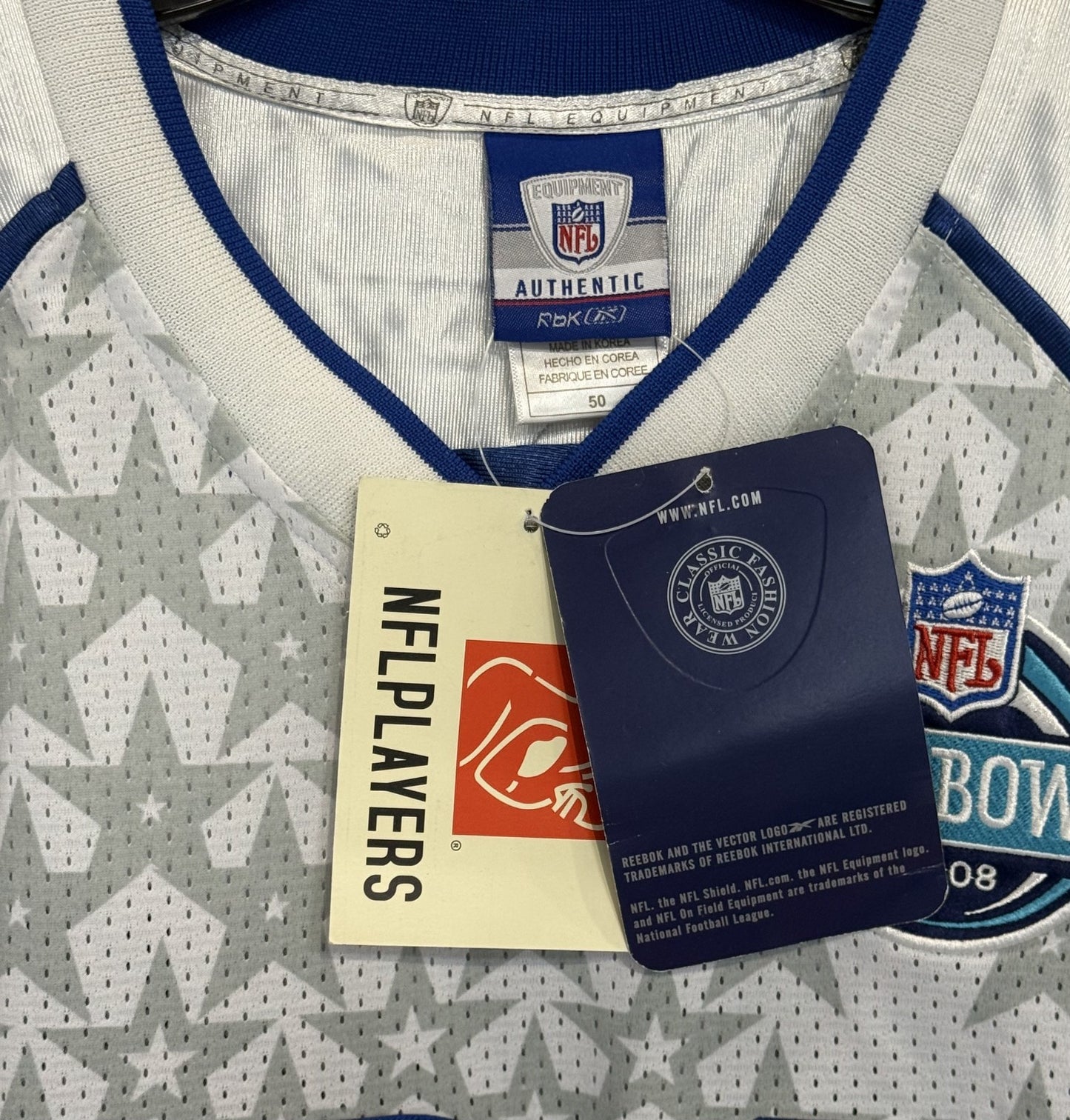 Sean Taylor #21 Reebok NFL Authentic 2008 Pro Bowl NFC Redskins Jersey Sz 50 NWT