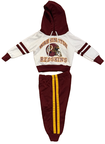 Vintage Washington Redskins Toddler Sweatshirt and Pants Set Sz 12-18 Months New