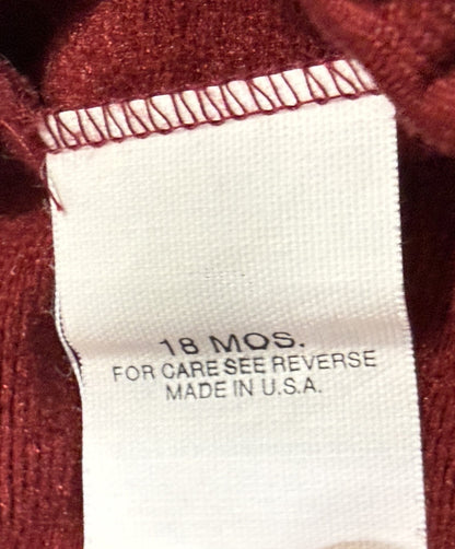 Vintage Washington Redskins Toddler Sweatshirt and Pants Set Sz 12-18 Months New