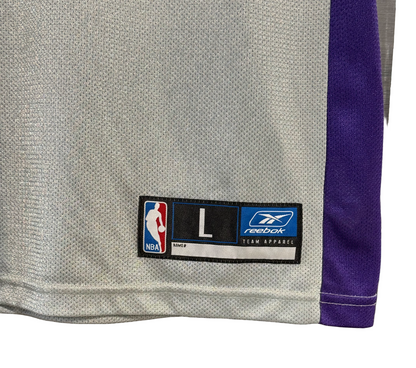 Andrei Kirlienko #47 Vintage Reebok Utah Jazz Gray Basketball Jersey Sz L