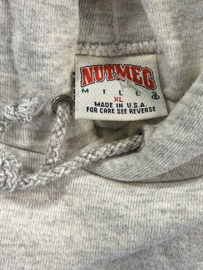 Washington Redskins Vintage Nutmeg Mills NFL Team Gray Hooded Sweatshirt Sz XL