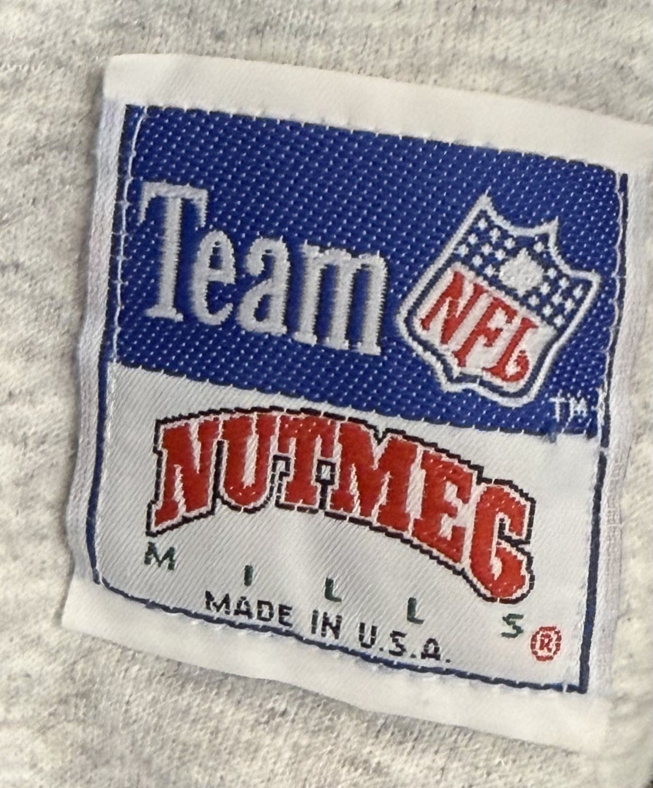 Washington Redskins Vintage Nutmeg Mills NFL Team Gray Hooded Sweatshirt Sz XL