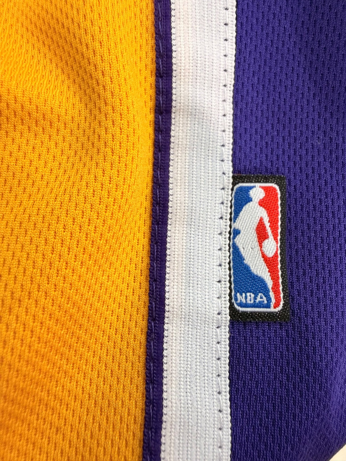 Adidas Shaquille O'Neal Los Angeles Lakers #34 Gold Jersey Size XL Length +2