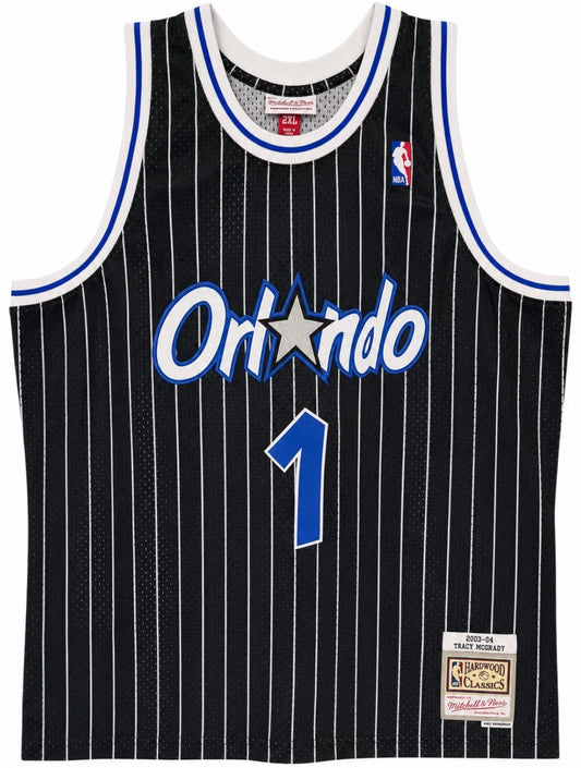 Tracy McGrady Signed Mitchell & Ness Orlando Magic Jersey Auto Fanatics COA HOF
