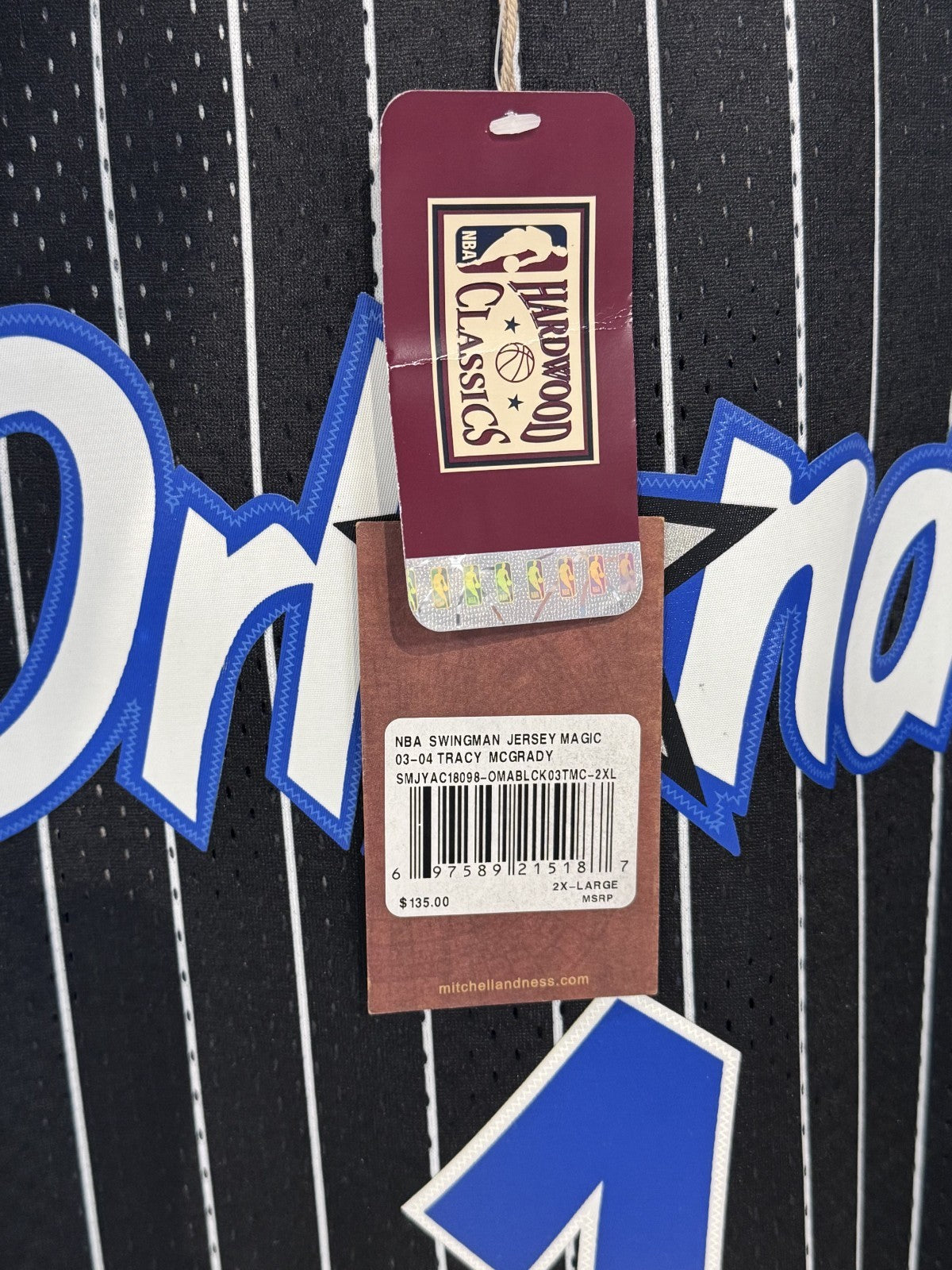 Tracy McGrady Signed Mitchell & Ness Orlando Magic Jersey Auto Fanatics COA HOF