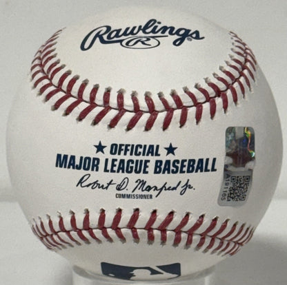 Ben Rice Signed Official Baseball Ivy League To Big League Auto Steiner Yankees