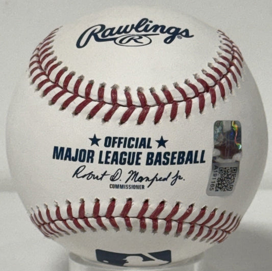 Ben Rice Signed Official Baseball Ivy League To Big League Auto Steiner Yankees