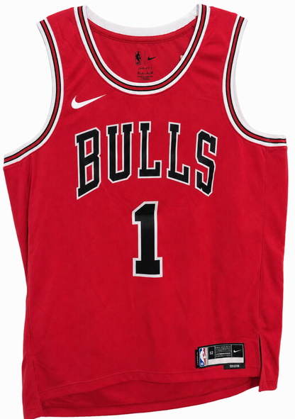 Derrick Rose Signed Nike Chicago Bulls Icon Jersey Auto Fanatics COA MVP