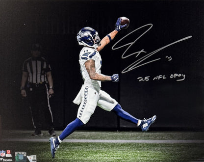 Jaxon Smith-Njigba Signed 16x20 Framed Photo 25 NFL OPOY Auto Fanatics Seahawks