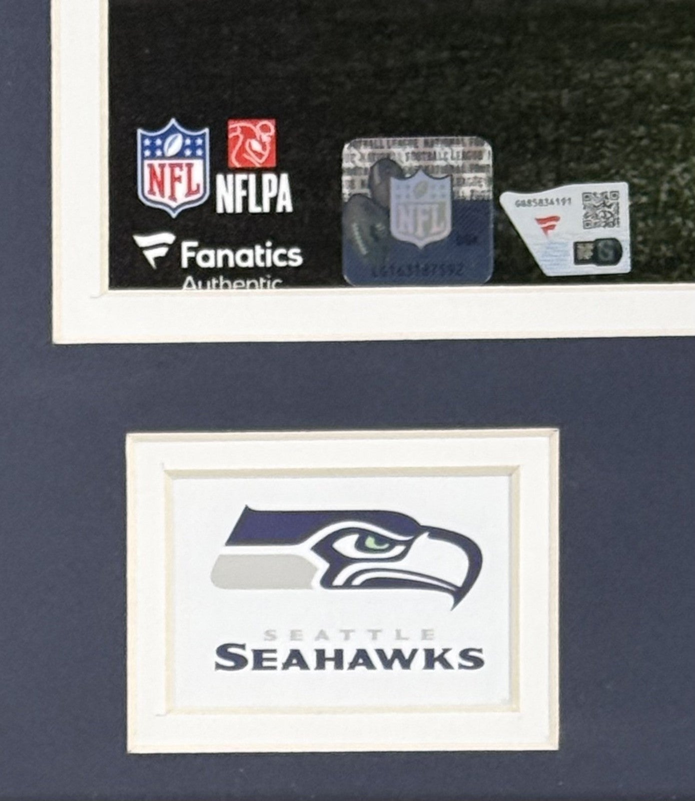 Jaxon Smith-Njigba Signed 16x20 Framed Photo 25 NFL OPOY Auto Fanatics Seahawks