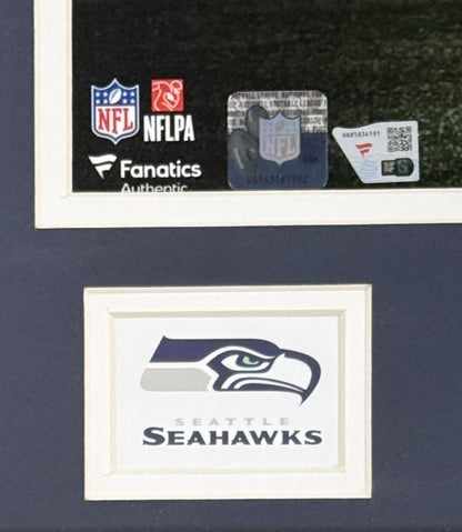 Jaxon Smith-Njigba Signed 16x20 Framed Photo 25 NFL OPOY Auto Fanatics Seahawks